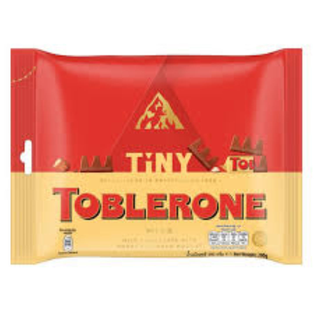 TOBLERONE MILK CHOCOLATE BAG 200G